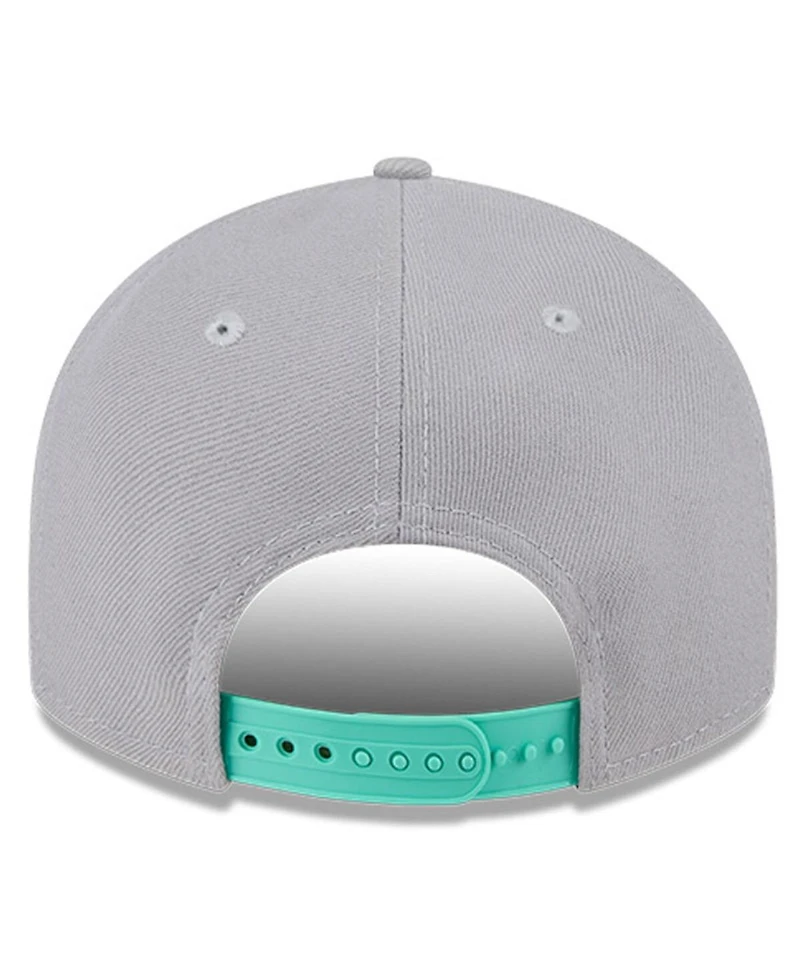 New Era Men's Gray Bubba Wallace Low Profile 9FIFTY Snapback Hat