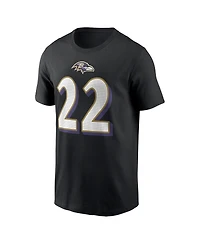 Nike Men's Derrick Henry Baltimore Ravens Player Name Number T-Shirt