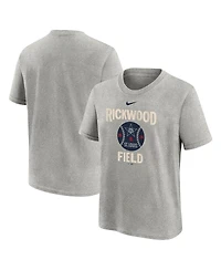 Nike Big Boys and Girls Heather Charcoal St. Louis Cardinals 2024 Rickwood Classic T-Shirt