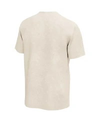 Philcos Men's Oatmeal Britney Spears Rainbow Logo Washed T-Shirt