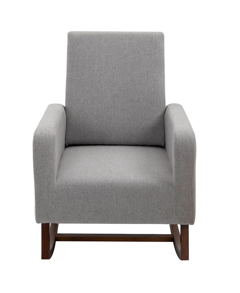 Homcom Breathable Linen Fabric Side Chair/Living Room Chair with Thick Padded Seats