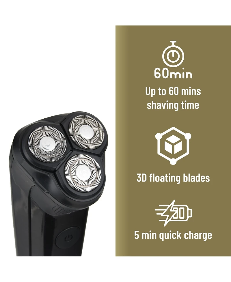 Pursonic Mario Lopez Men's Rechargeable Electric Shaver