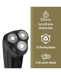 Pursonic Mario Lopez Men's Rechargeable Electric Shaver