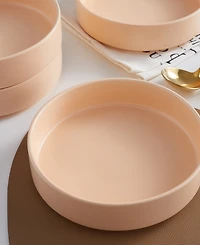 Stone Lain Stella Porcelain Pasta Bowls, Set of 6