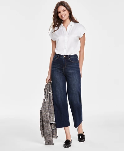 Liverpool Los Angeles Women's Stride Cropped Wide-Leg Jeans
