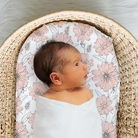 The Peanutshell Cottage Floral Cotton Jersey 4 Pack Bassinet Sheets