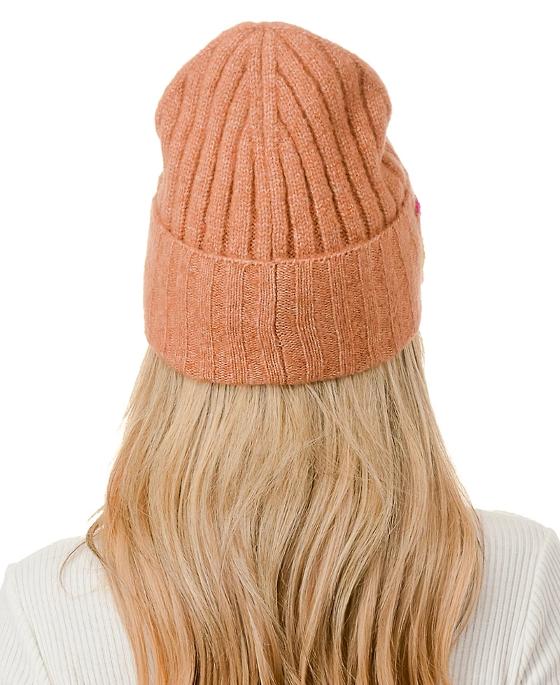 Marcus Adler Flower Embroidered Beanie