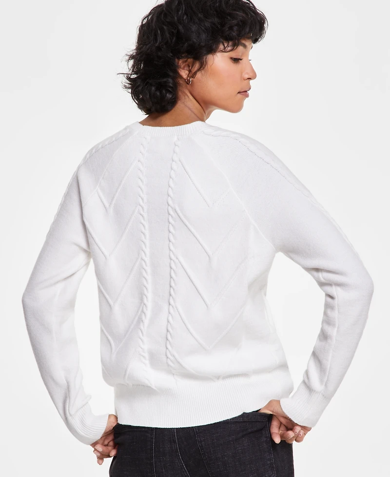 Liverpool Los Angeles Women's Crewneck Raglan-Sleeve Sweater