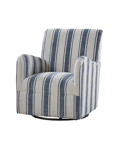 Hulala Home Pancy Transitional Swivel Armchair with 360-Degree Swivel