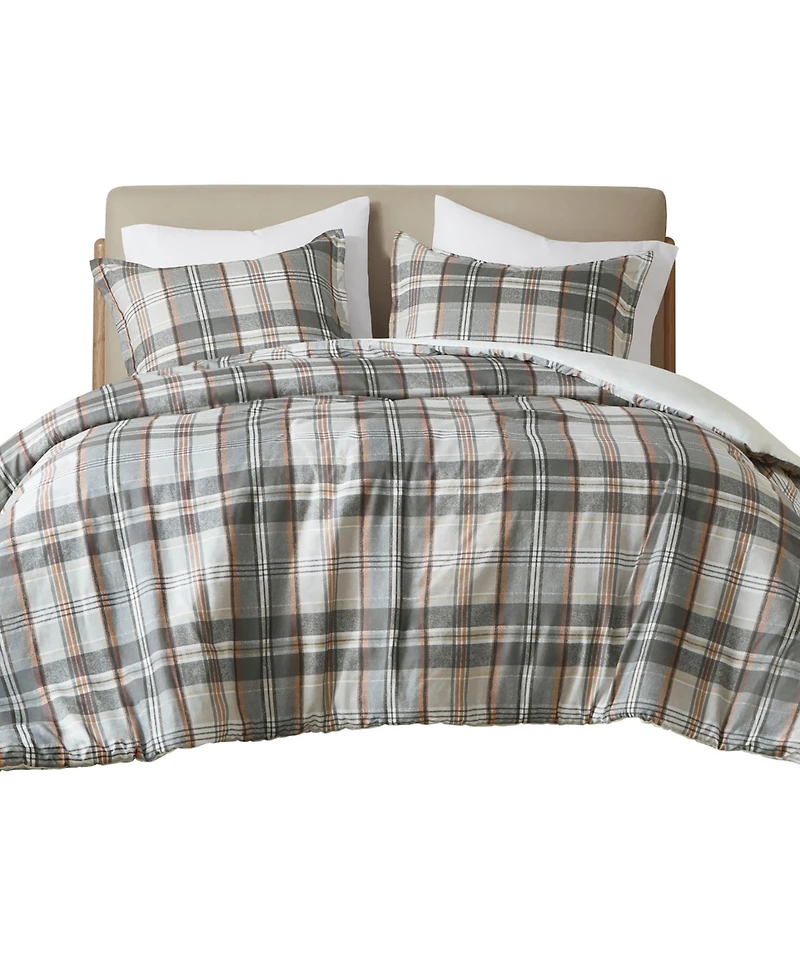 Intelligent Design Blake Plaid -Pc. Duvet Cover Set