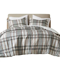 Intelligent Design Blake Plaid -Pc. Duvet Cover Set