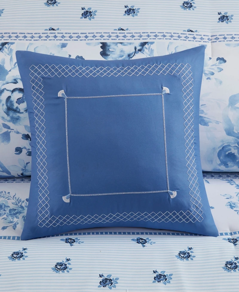 Intelligent Design Christa Floral Striped -Pc. Comforter Set