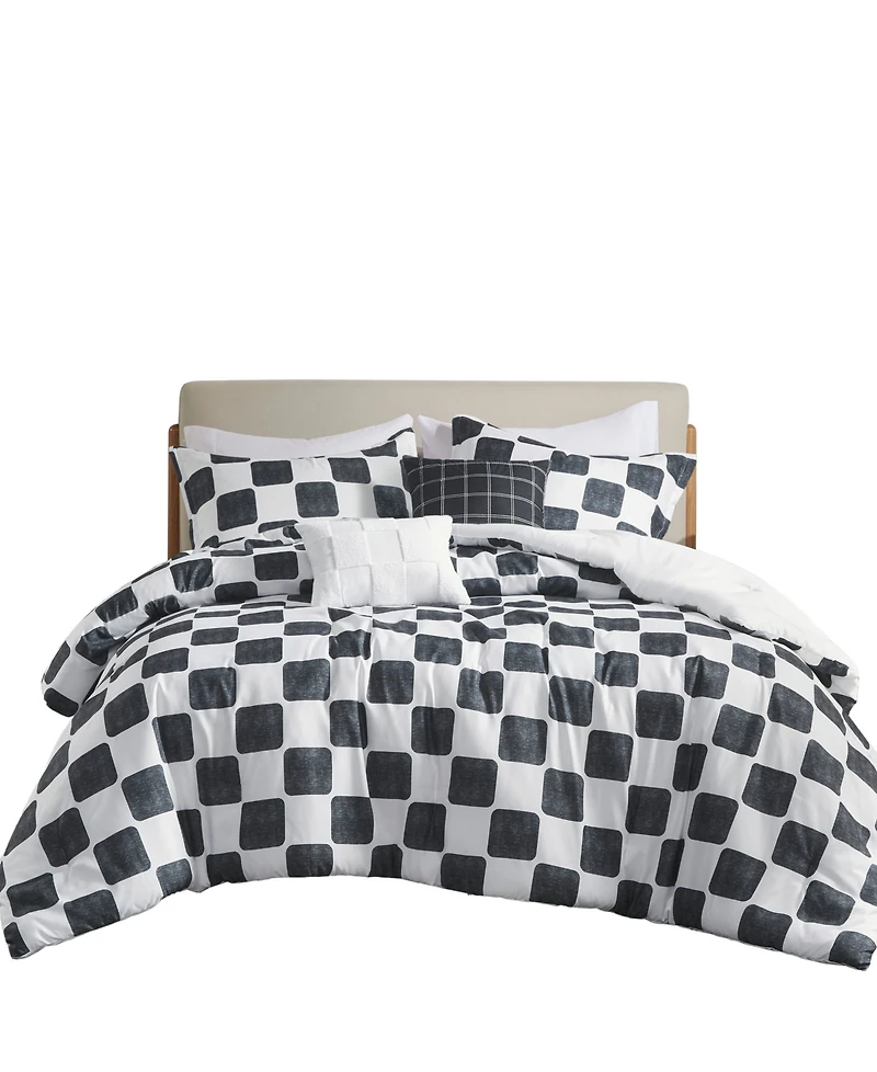 Intelligent Design Miley Checkered -Pc. Comforter Set