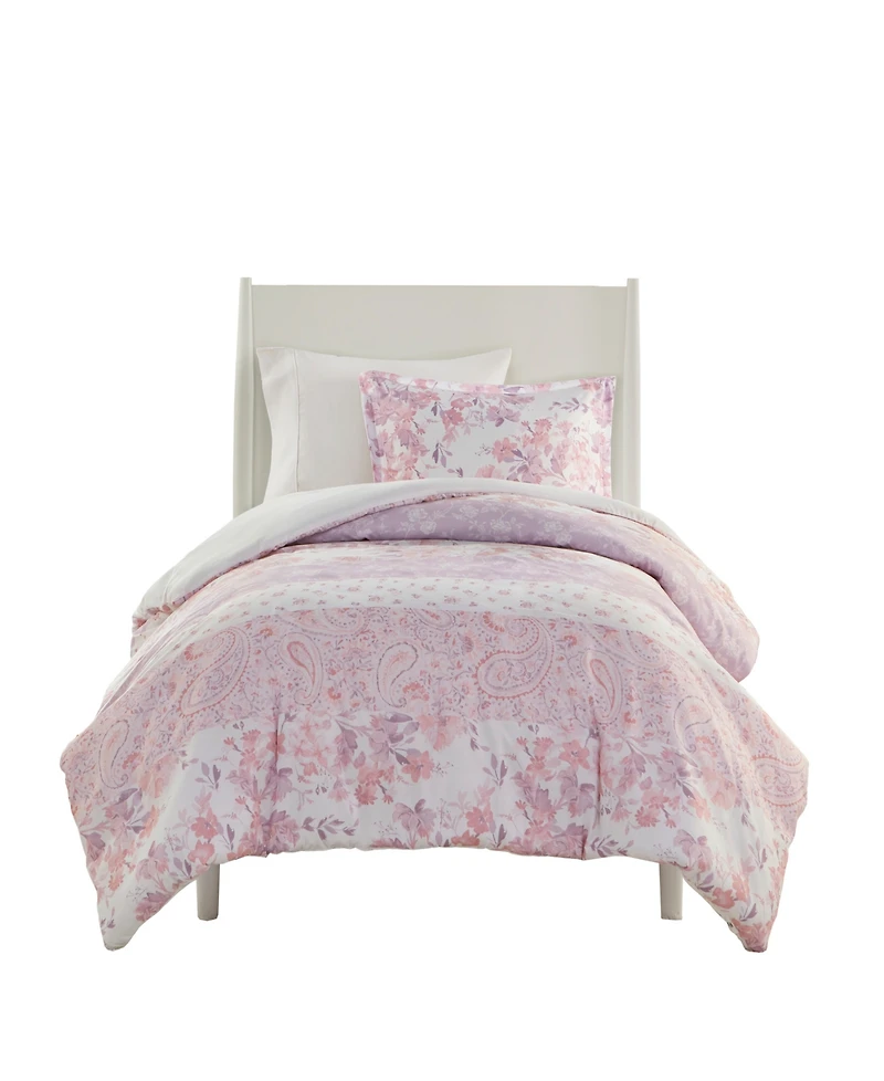 Intelligent Design Oliena Floral Paisley 2-Pc. Duvet Cover Set, Twin/Twin Xl