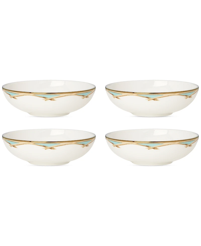 Lenox British Colonial Bamboo Fruit Bowls, Set of 4