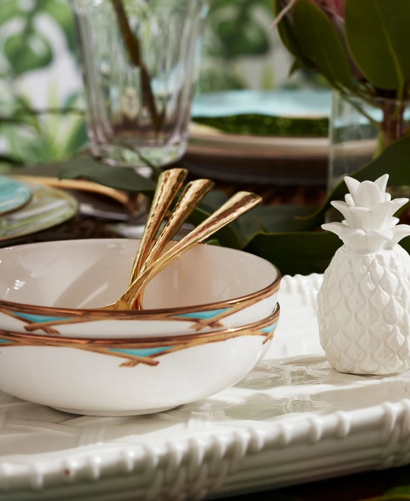 Lenox British Colonial Bamboo Fruit Bowls, Set of 4