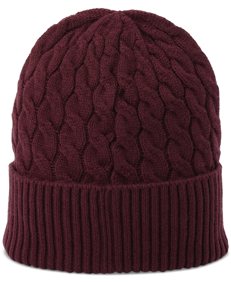 Coach Signature C Cable Knit Beanie