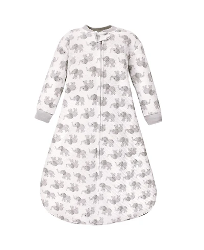 Hudson Baby Boys Unisex Deluxe Quilted Long-Sleeve Sleep Sack & Wearable Comfort Quilt