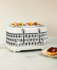 Haden Argyle 4-Slice Wide-Slot Self-Centering Toaster, 75140
