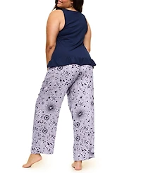 Adore Me Plus Aerys Pajama Tank & Pants Set