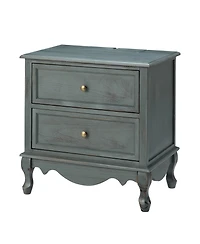 Pallantium Classical 24" Tall 2 - Drawer Nightstand