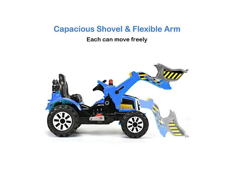 Slickblue 12V Battery Powered Kids Ride-on Dumper Truck