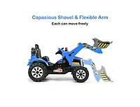 Slickblue 12V Battery Powered Kids Ride-on Dumper Truck