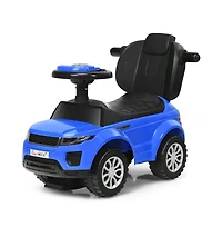 Slickblue 3 In 1 Ride on Push Car Toddler Stroller Sliding Car with Music