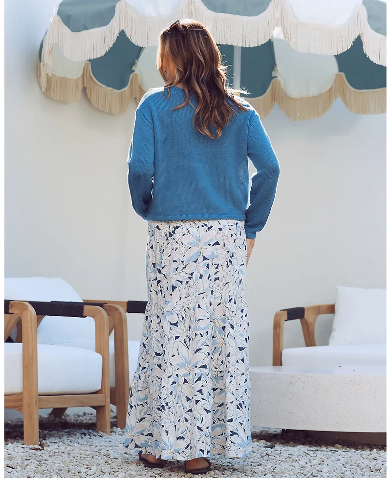 Angel Maternity Maternity Angel Cropped Knitted Jumper