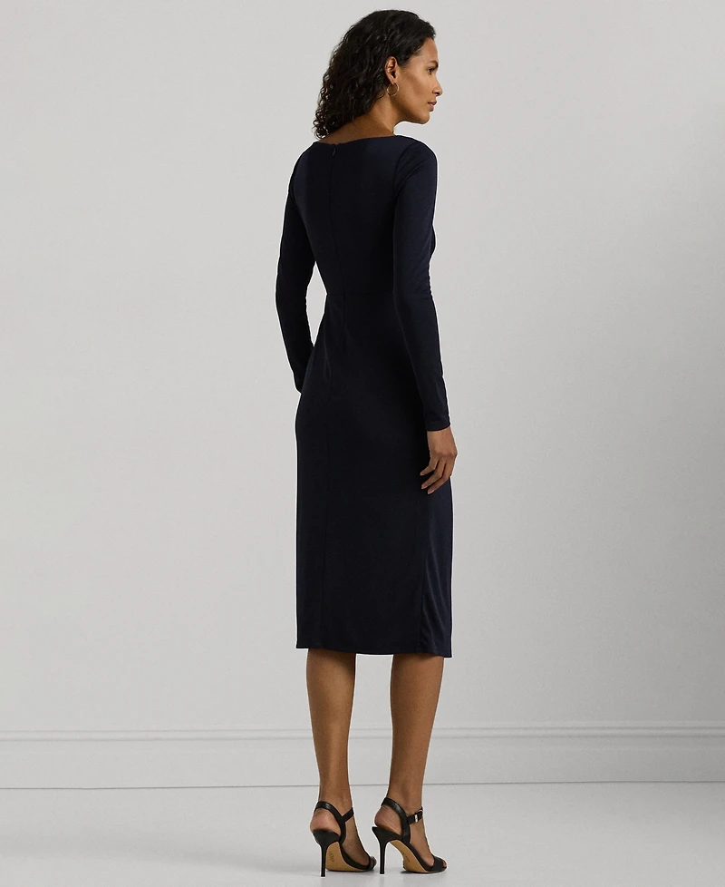 Lauren Ralph Lauren Women's Wrap-Overlay Sheath Dress