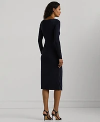 Lauren Ralph Lauren Women's Wrap-Overlay Sheath Dress