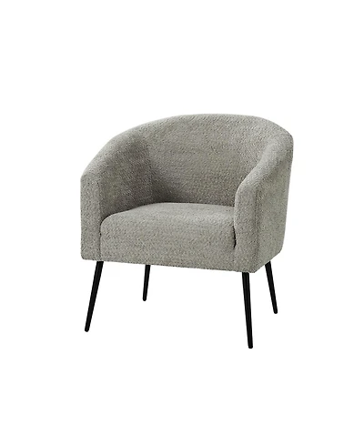 Hal Modern Boucle Armchair with Metal Leg