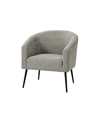 Hal Modern Boucle Armchair with Metal Leg