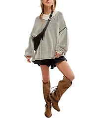 Free People Women's Maisie Two-Tone Sweater