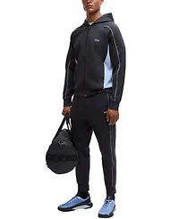 Boss by Hugo Boss Men's Embossed-Artwork Zip-Up Hoodie
