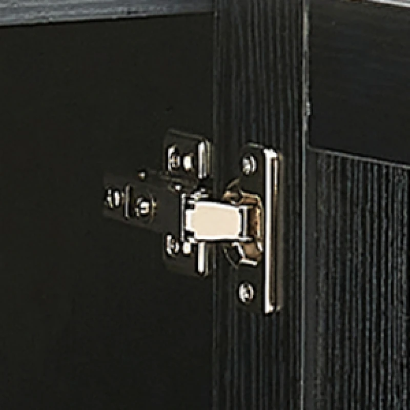 Modern Sideboard Cabinet with Unique Rattan Doors