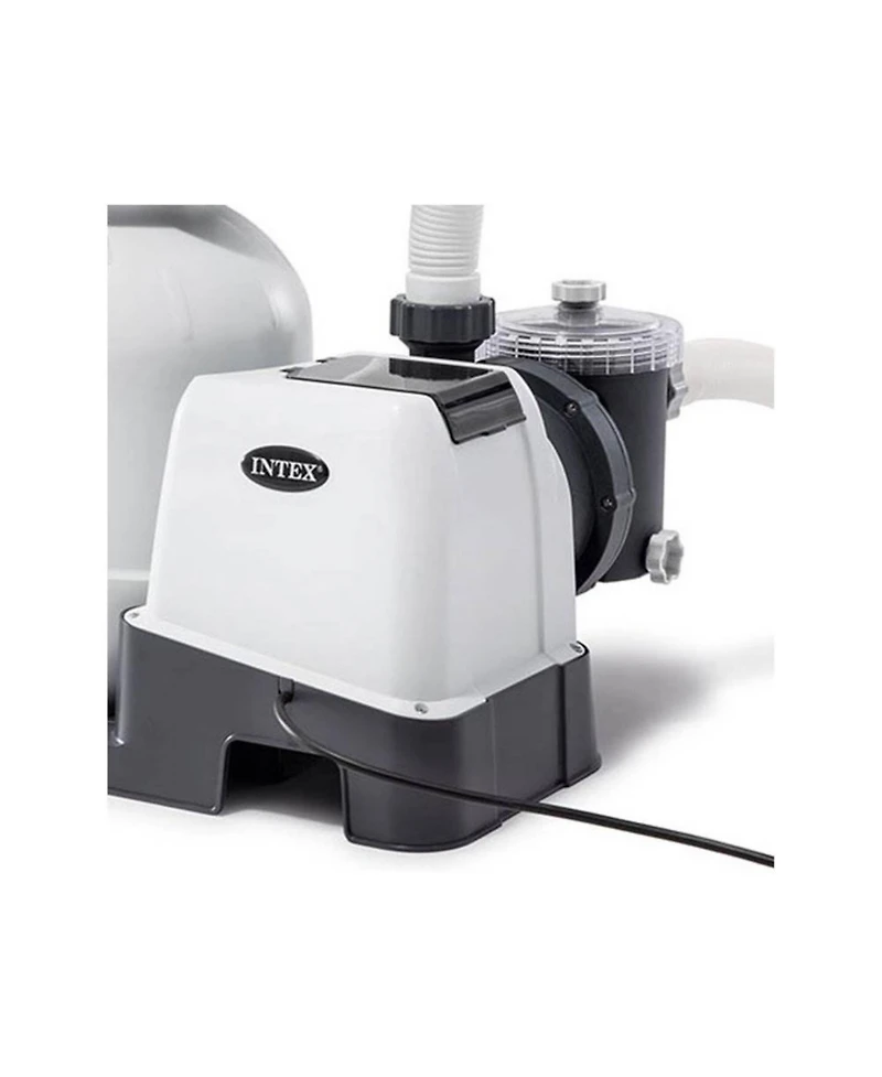Intex 26645EG 2100 Gph Above Ground Pool Sand Filter Pump with Automatic Timer