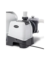 Intex 26645EG 2100 Gph Above Ground Pool Sand Filter Pump with Automatic Timer
