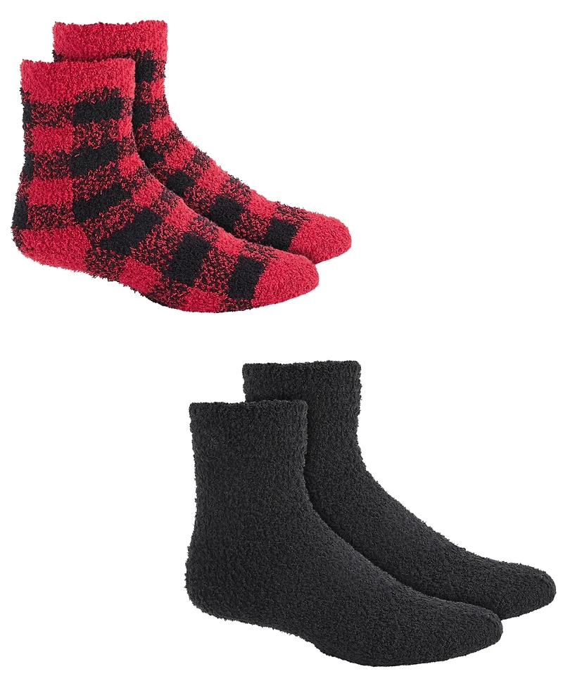 Charter Club Women's 2-Pk. Fuzzy Butter Socks, Created for Macy's