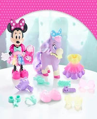 Disney Junior Minnie Mouse Groom Glam Pony Set