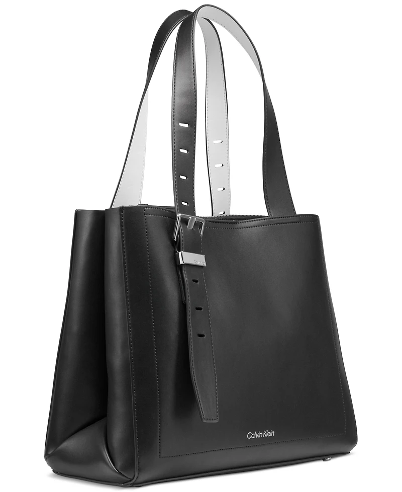 Calvin Klein Lowen Triple Compartment Adjustable Tote