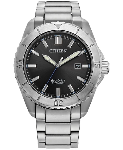 Citizen Eco-Drive Men's Brycen Super Titanium Bracelet Watch 41mm