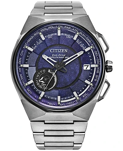 Citizen Eco-Drive Men's Satellite Wave Gps Super Titanium Bracelet Watch 45mm