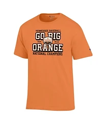 Champion Men's Tennessee Orange Tennessee Volunteers 2024 Ncaa Men's Baseball College World Series Champions Go Big Orange T-Shirt