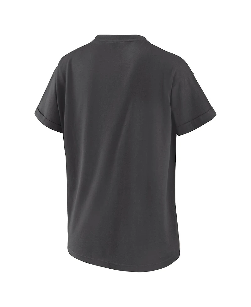 Wear by Erin Andrews Women's Charcoal 2024 Mlb All-Star Game Boyfriend T-Shirt