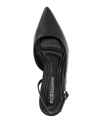 BCBGeneration Women's Kittie Kitten Heel Sling Back Pumps