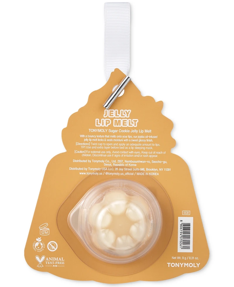Tonymoly Sugar Cookie Jelly Lip Melt Ornament
