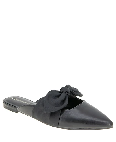 BCBGeneration Women's Kandy Slip-On Pointy Toe Bow Dress Flats
