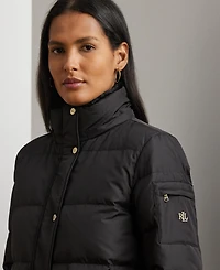 Lauren Ralph Women's Faux-Fur Hooded Puffer Coat