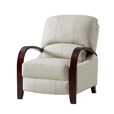 Alex Genuine Leather Manual Recliner